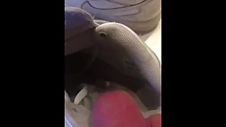 Cumming in my wifes friends Nike Air Force