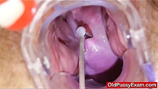 Spiky-looking mature getting a gyno