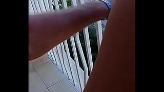www.datingxxx.ml - BBW Mature Wife Fucked on Balcony by Husband-002