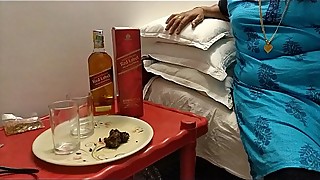 DESI, MALLU_ KERALA HONEY HOUSE WIFE_ GIFT... JOHNNIE WALKER (Red Label) THANKS For EXTREME PRESSURE (alcohol consumption is injurious to health)