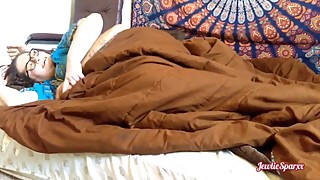 Silly BBW wife tortures napping husband with her stinky, loud farts!