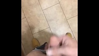 Self pleasure to porn while wife records it