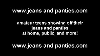 Come watch me strip off my skinny jeans