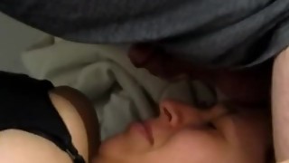Latina Wife Wakes Up To Suck Dick and Swallow Cum