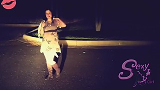 Wife lost bet, made to strip tease in public park after dark